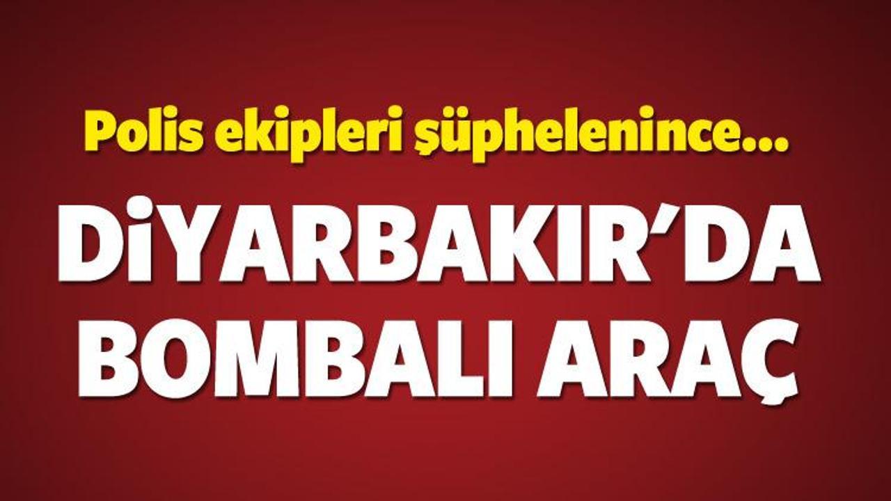 Diyarbakır'da bomba yüklü araç
