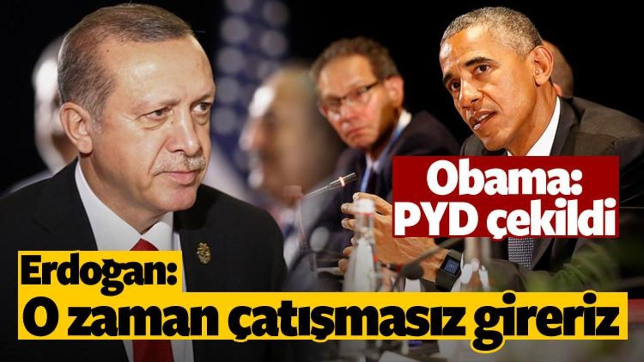 Erdoğan ile Obama arasında kritik diyalog