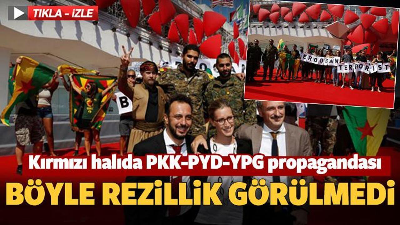 Kırmızı halıda PKK-PYD-YPG rezilliği