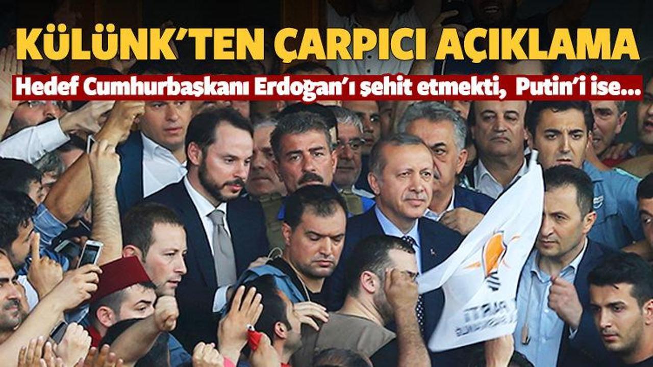 Külünk: İlk etap Erdoğan, ikinci etap Putin!