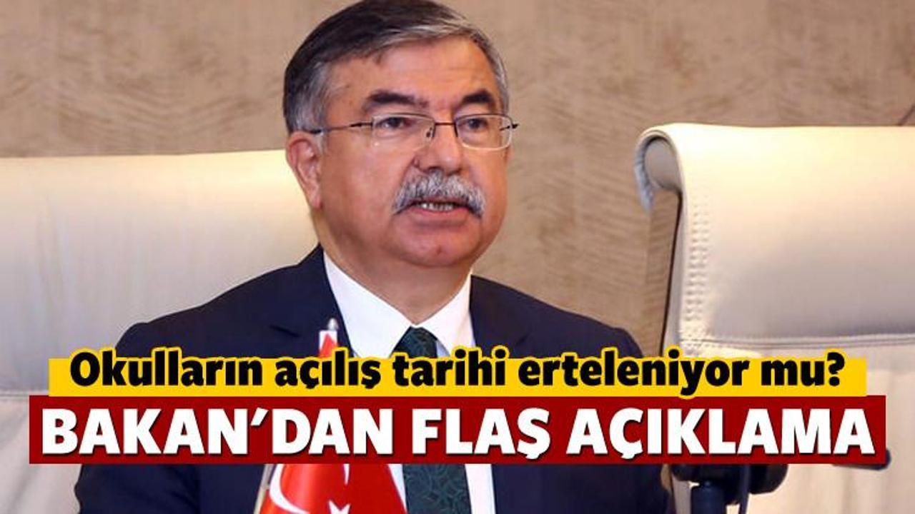 Okulların açılış tarihi ertelenecek mi?