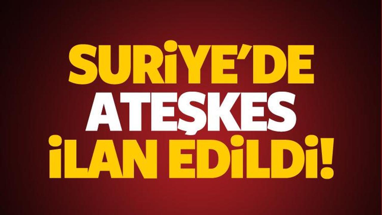 Suriye'de bayramda ateşkes ilan edildi
