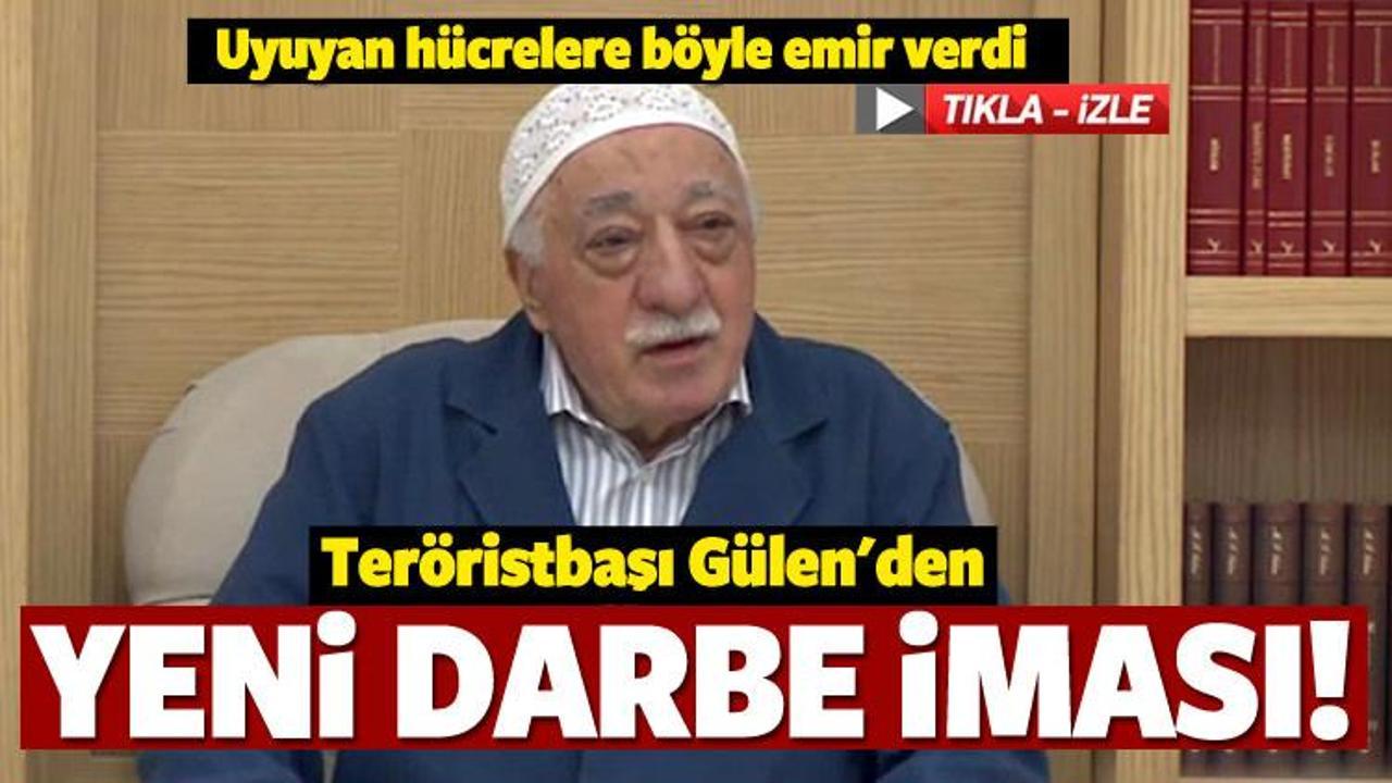 Ter&ouml;ristbaşı G&uuml;len'den yeni darbe iması