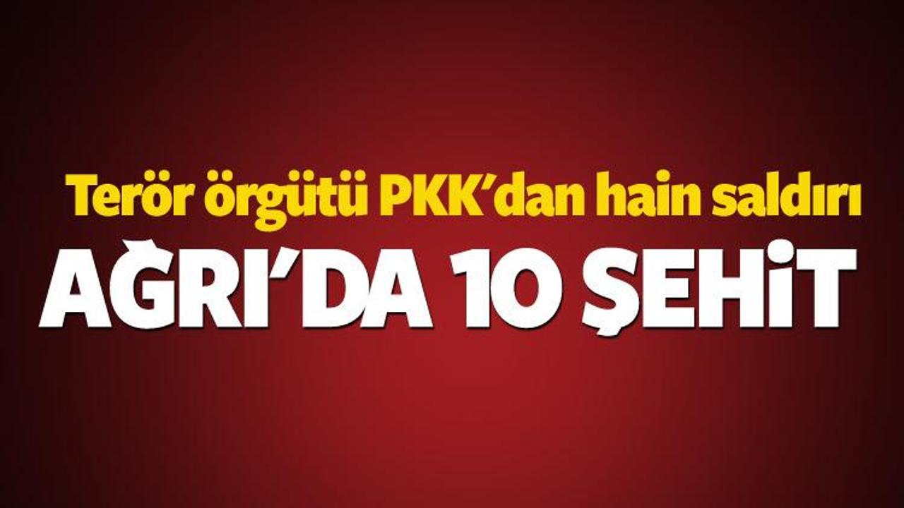 Doğubayazıt'ta PKK'dan hain saldırı