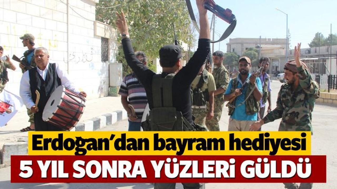 Erdoğan'dan Suriyelilere bayram hediyesi