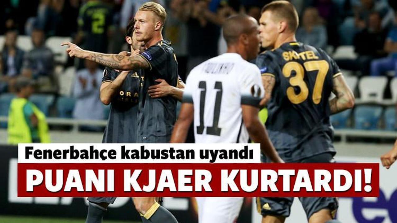 Fenerbahçe puanı son anda kurtardı! 