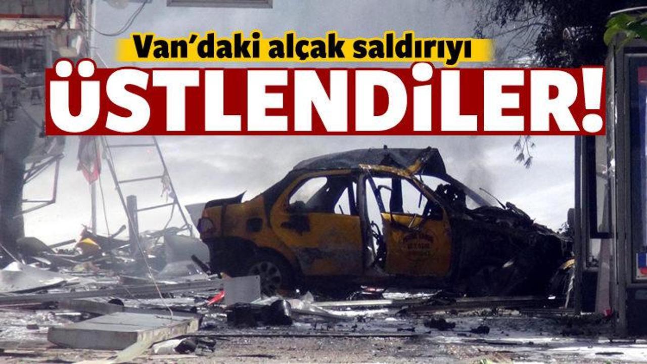 Van'daki saldırıyı terör örgütü PKK üstlendi