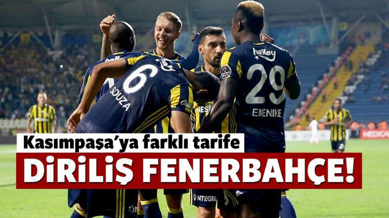 Fenerbahçe Kasımpaşa'ya patladı!