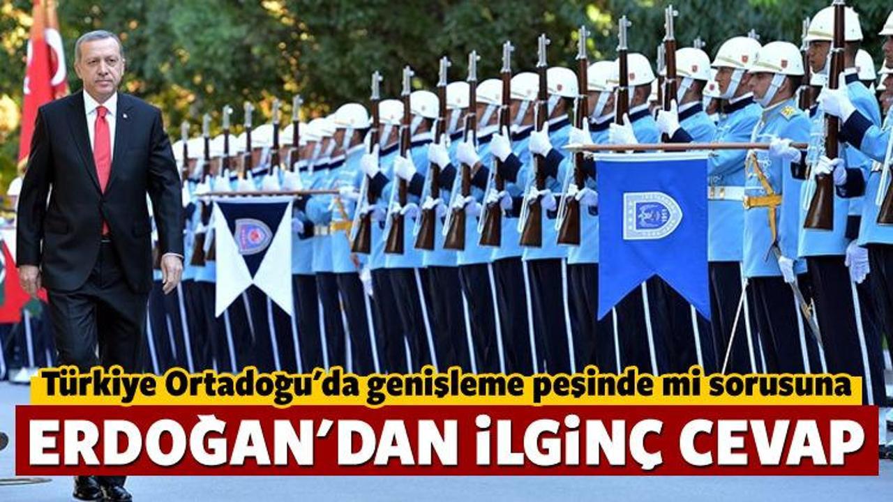 Erdoğan'dan Ortadoğu sorusuna ilgin&ccedil; cevap