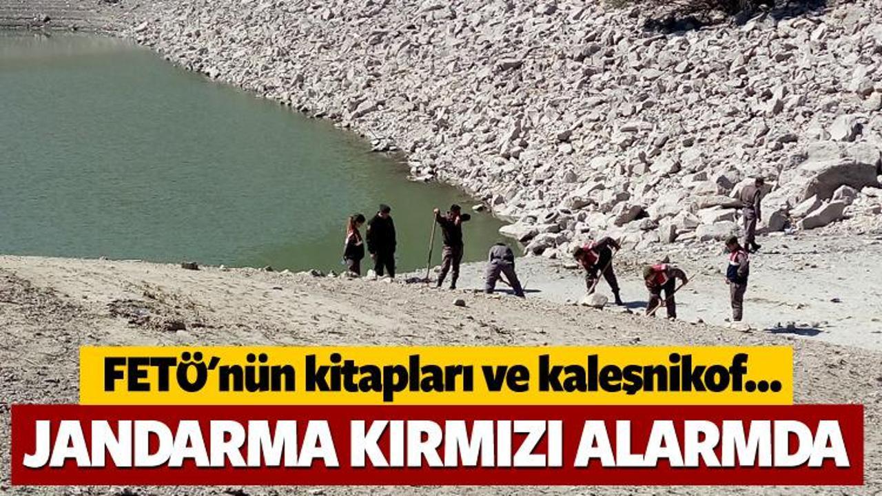 Jandarmayı alarma ge&ccedil;iren kalaşnikof mermileri
