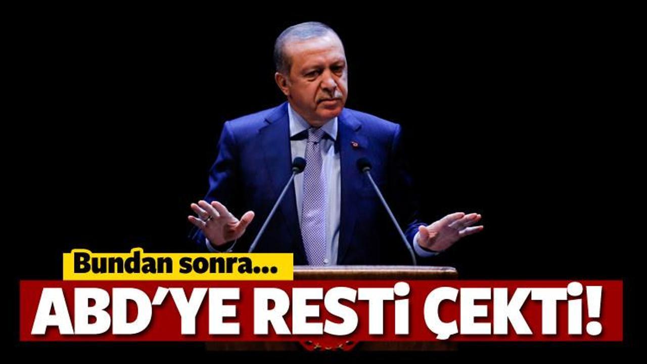 Erdoğan'dan ABD'ye rest: Bundan sonra...