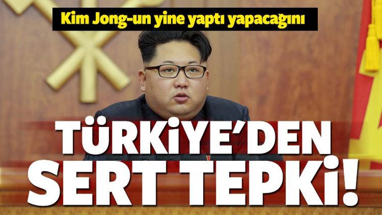 Türkiye'den Kuzey Kore'ye sert tepki!