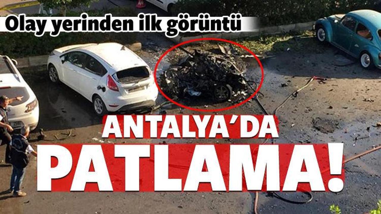 Antalya'da patlama: Yaralılar var!