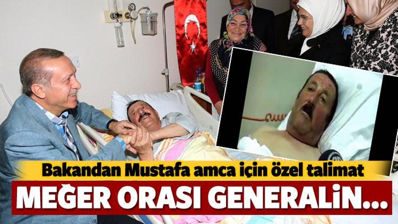 Bakan'dan Mustafa amca i&ccedil;in &ouml;zel talimat