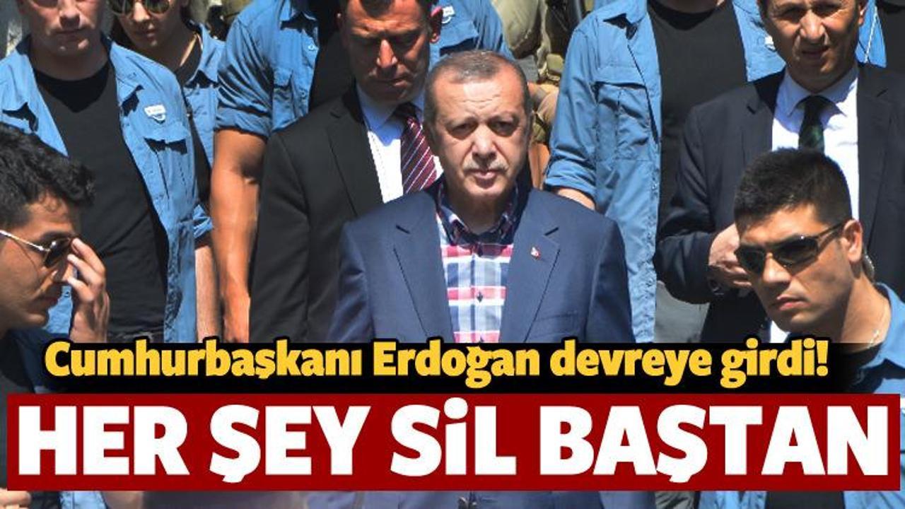 Cumhurbaşkanı Erdoğan devreye girdi!