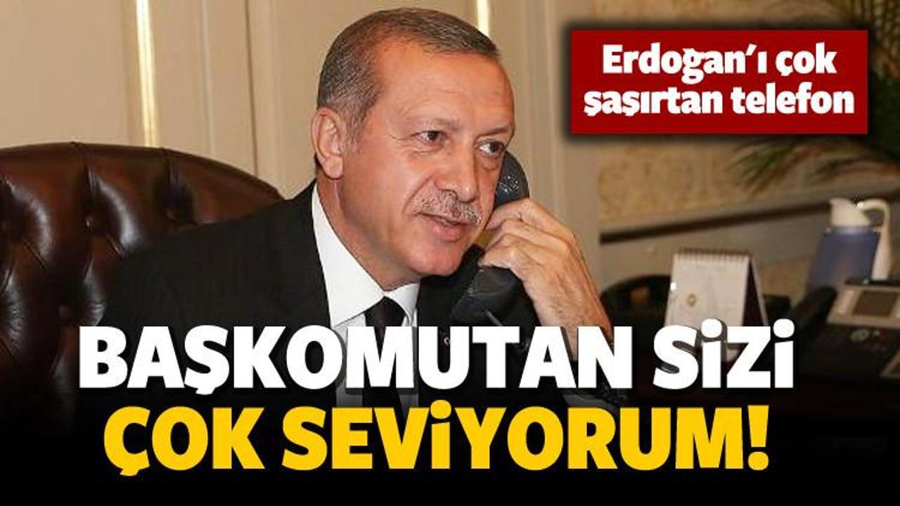 Erdoğan'ı şaşırtan telefon! "Başkomutan..."