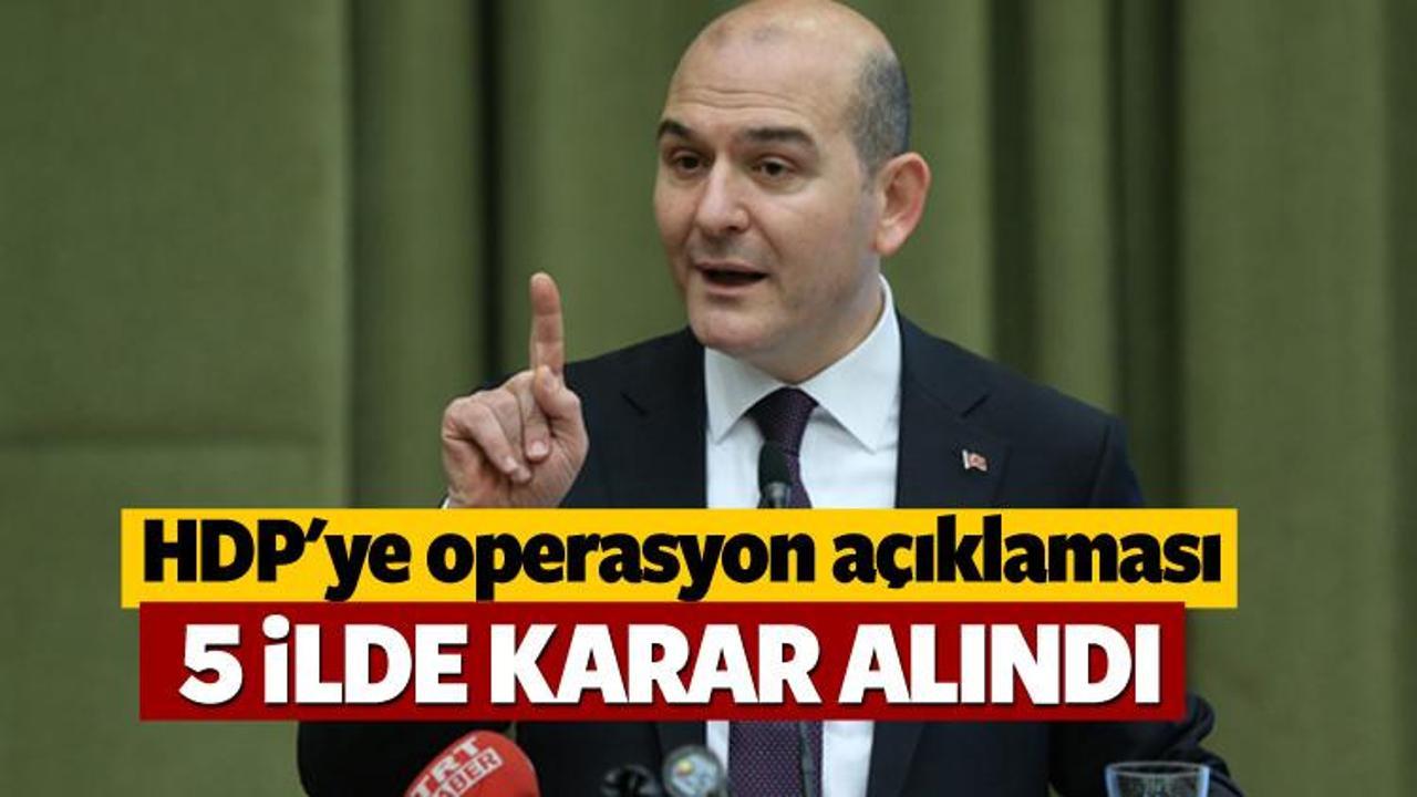 İçişleri Bakanlığı'ndan HDP operasyonu açıklaması