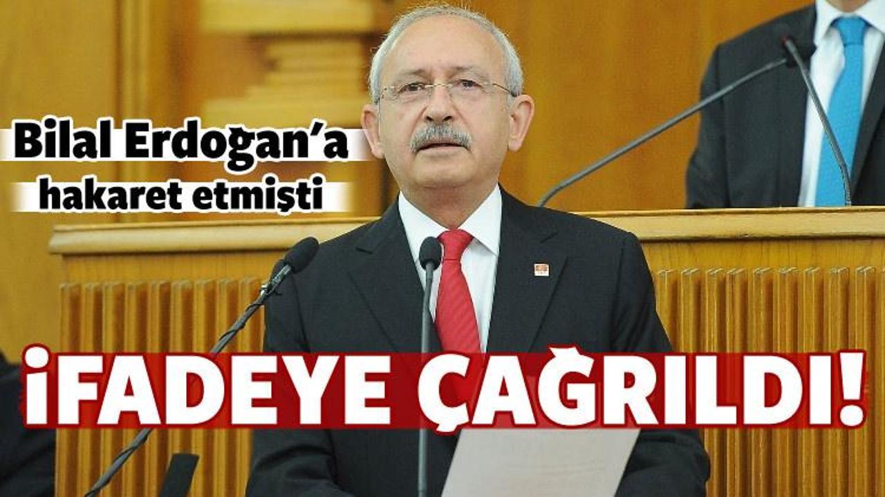 Kılıçdaroğlu ifadeye çağrıldı!