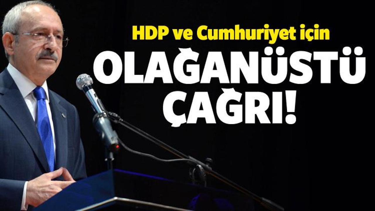 Kılı&ccedil;daroğlu'ndan acil toplantı &ccedil;ağrısı