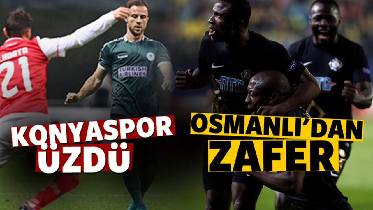 Osmanlıspor tarih yazdı! Konyaspor üzdü
