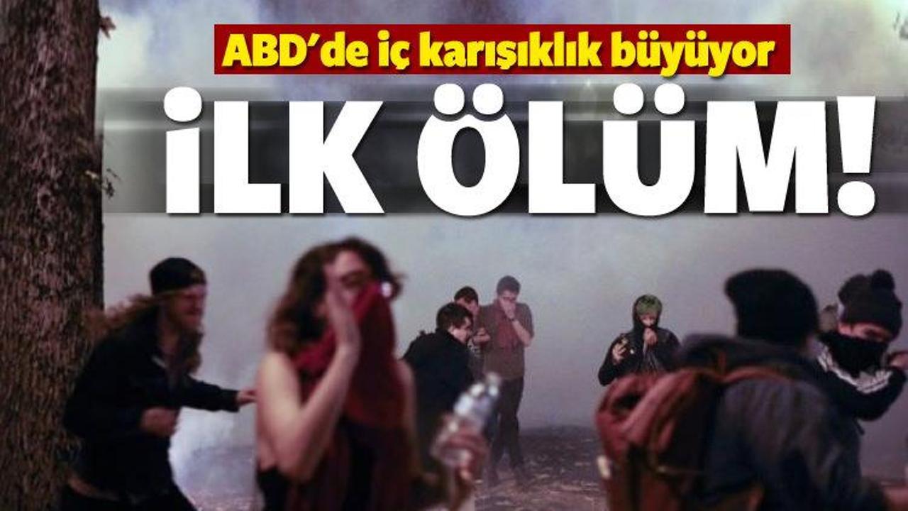 ABD'de Trump karşıtı g&ouml;sterilerde ilk &ouml;l&uuml;m