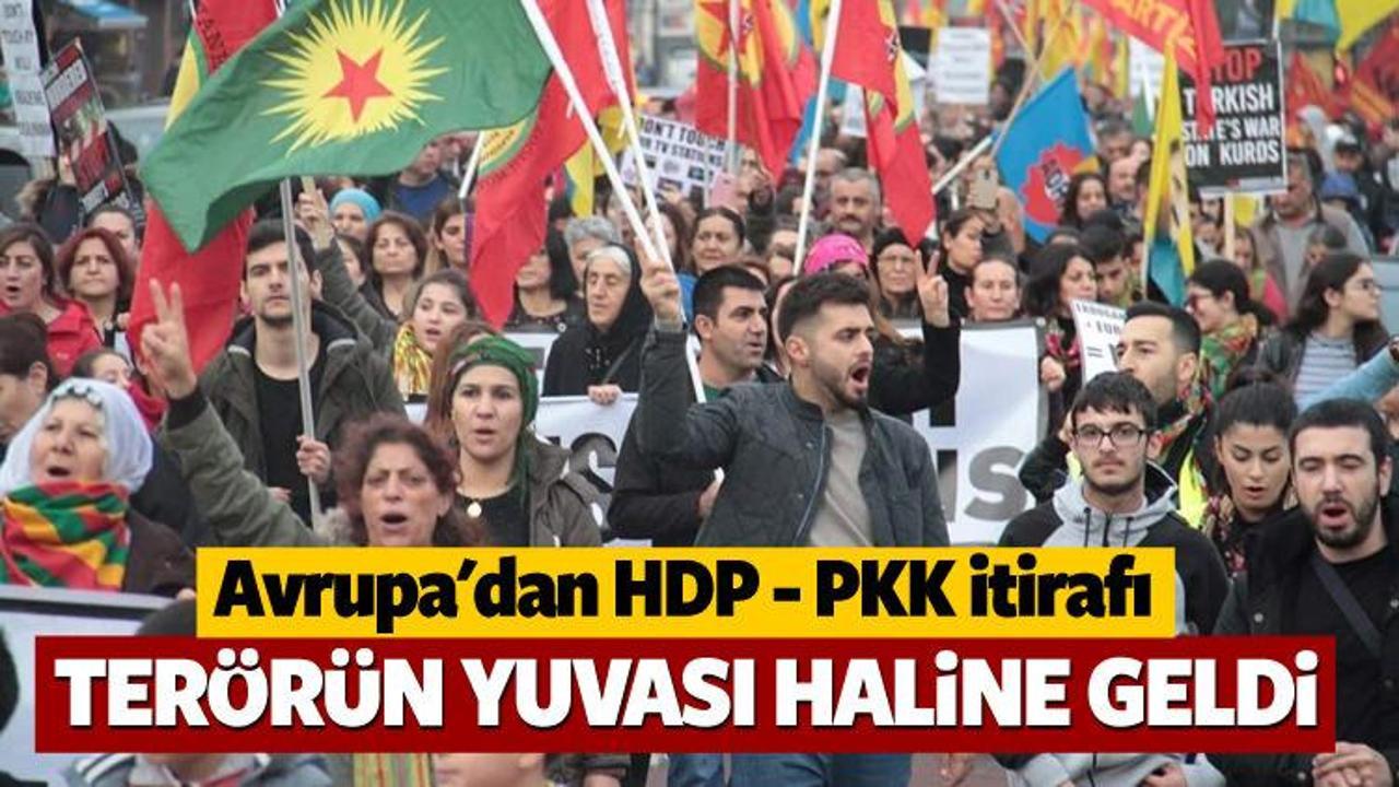 Avrupa'dan HDP - PKK itirafı