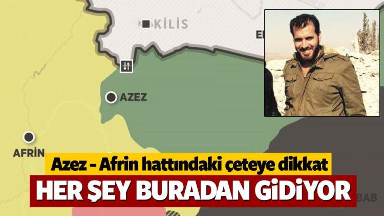 Azez-Afrin ikmal hattını çete yönetiyor