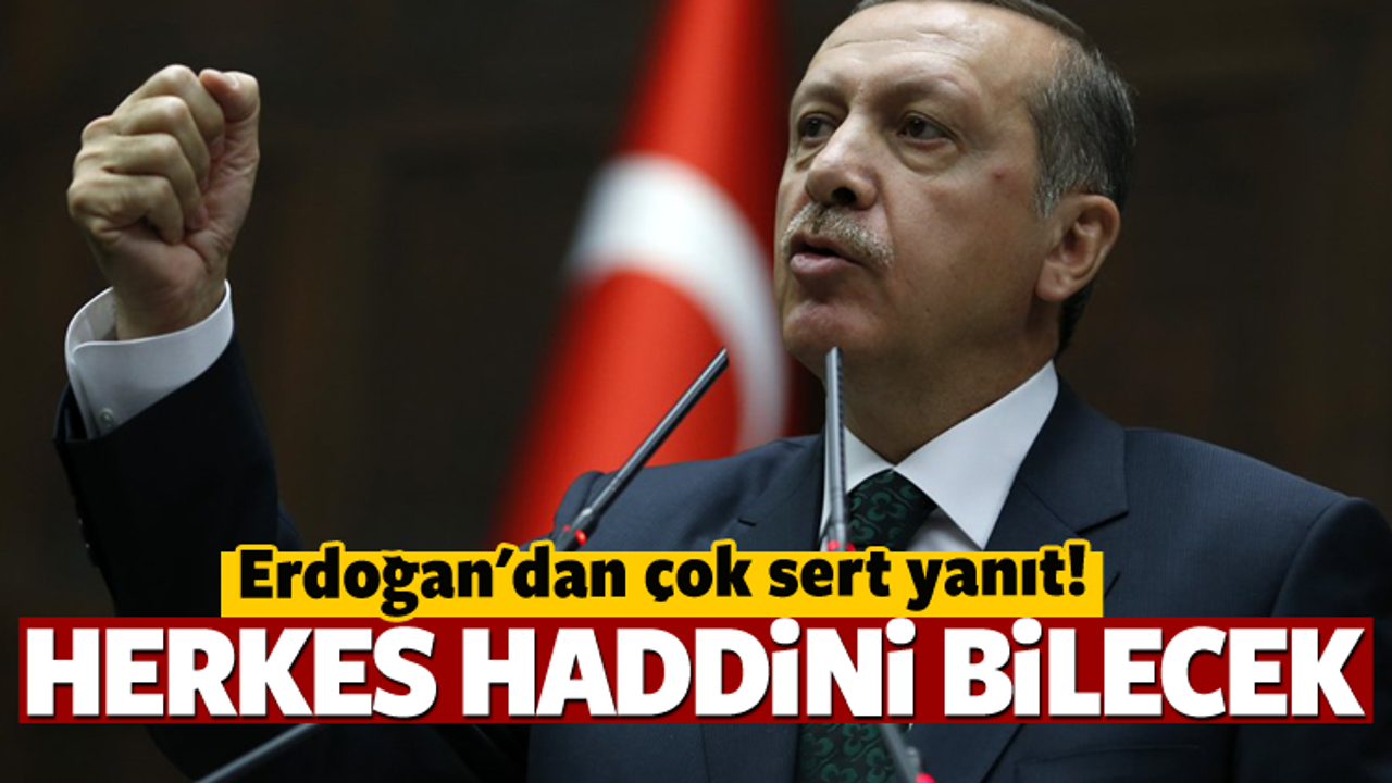 Erdoğan'dan CHP bildirisine sert yanıt