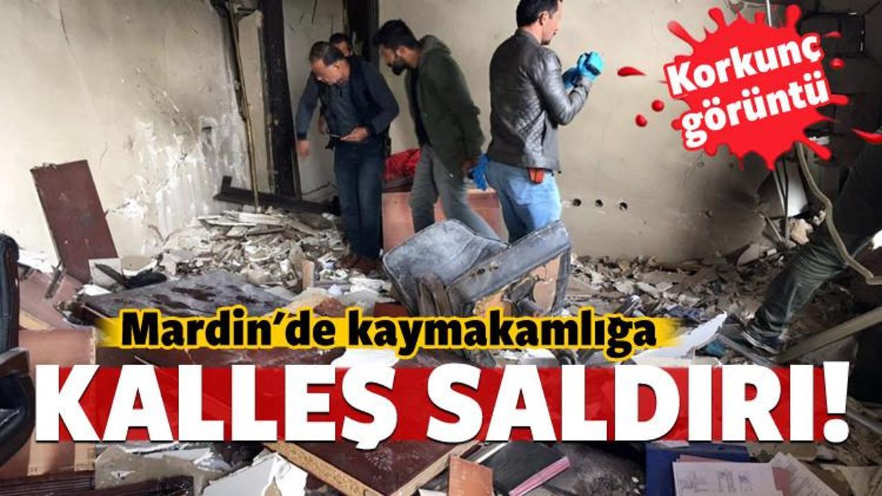 Mardin'de kaymakamlığa roketatarlı saldırı