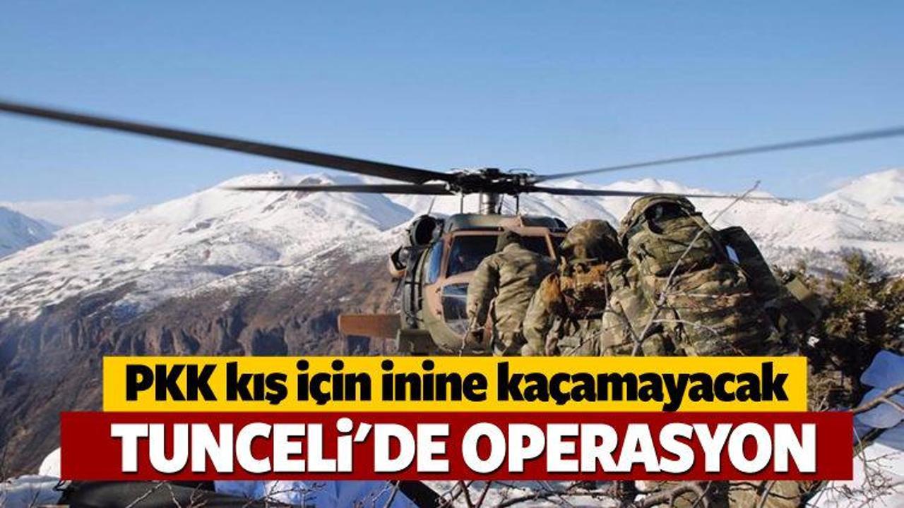 Tunceli'de operasyon: 14 ter&ouml;rist &ouml;ld&uuml;r&uuml;ld&uuml;