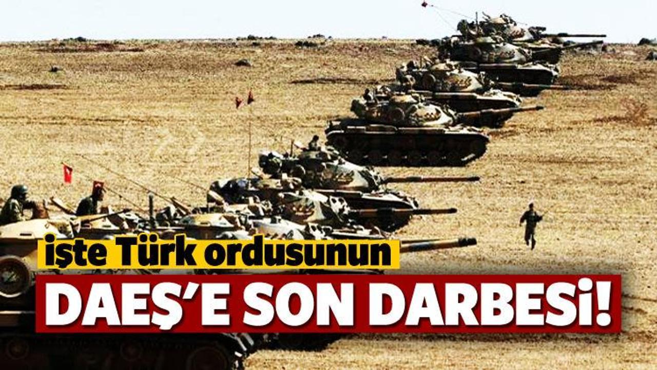 Türk ordusundan DAEŞ'e El-Bab darbesi!