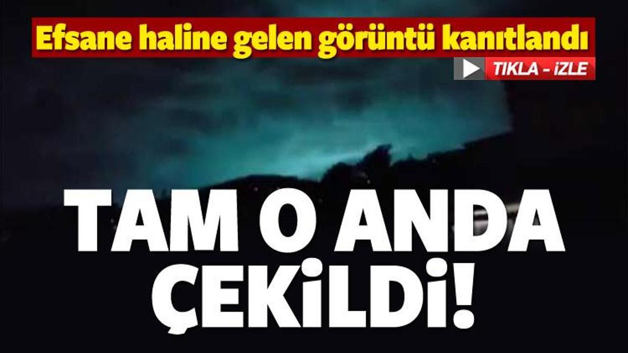 Efsane haline gelen g&ouml;r&uuml;nt&uuml; b&ouml;yle kanıtlandı