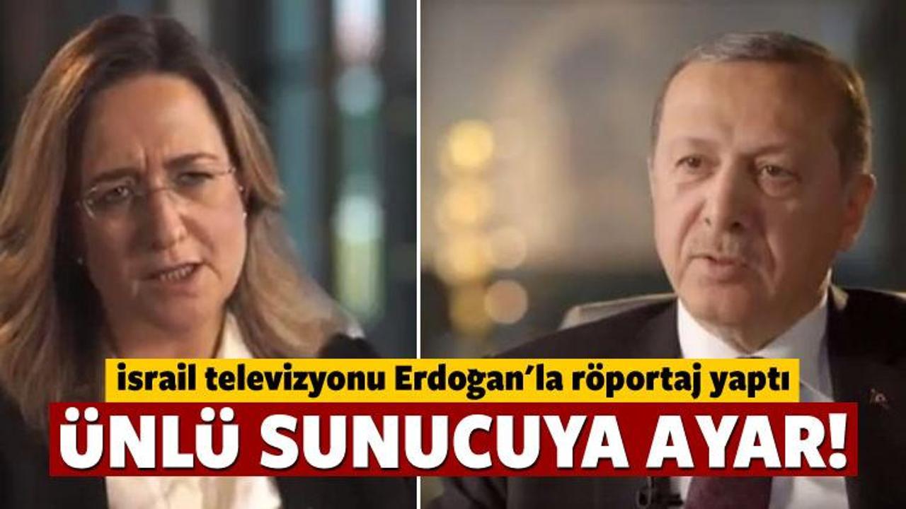 İsrail TV'si Erdoğan'la r&ouml;portaj yaptı