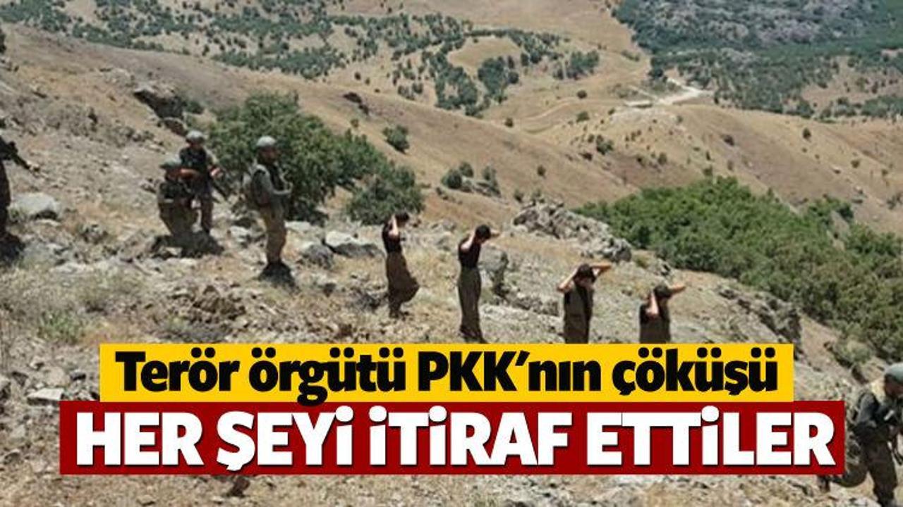 İtiraflar PKK’nın çöküşünü ortaya koydu