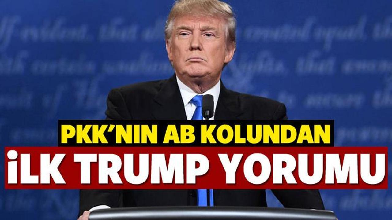 PKK'nın AB Kolu'ndan ilk Trump yorumu