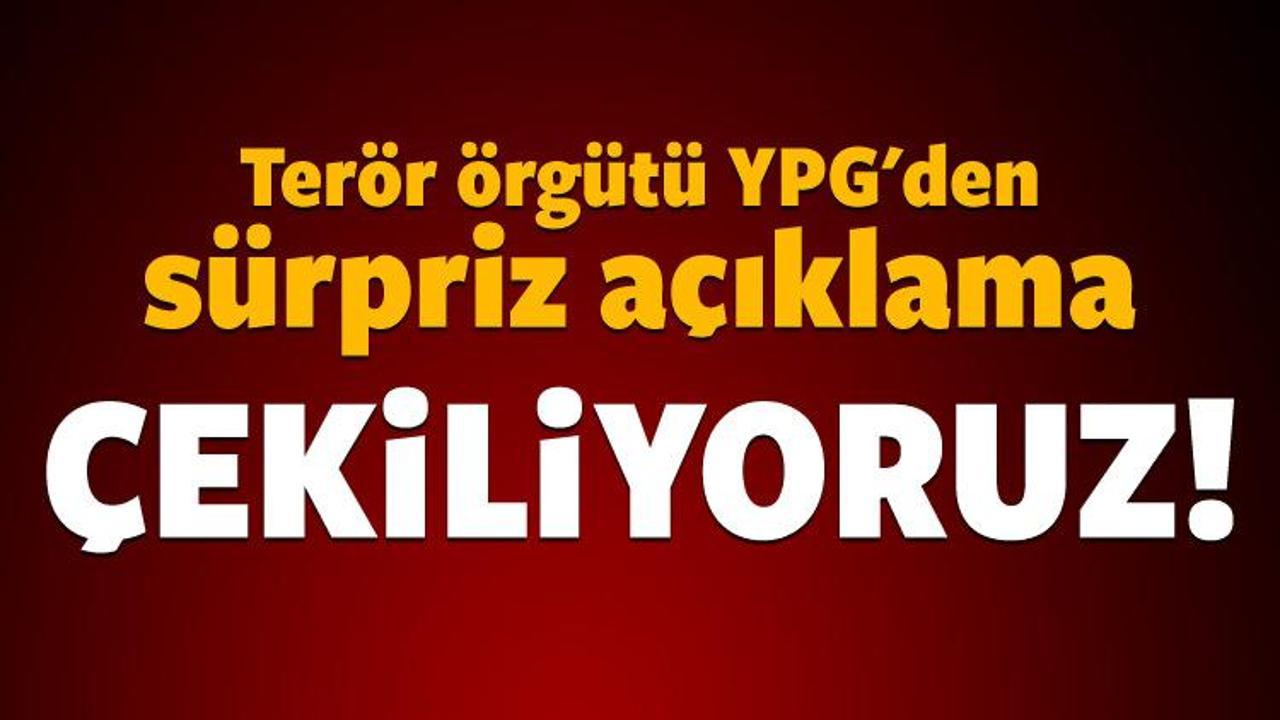 YPG açıklama yaptı: Çekiliyoruz!