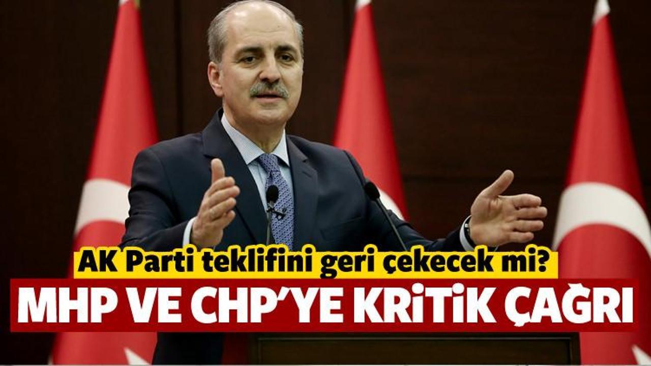 AK Parti'den MHP ve CHP'ye &ccedil;ağrı!