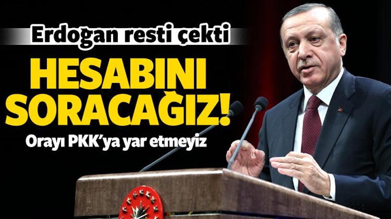Cumhurbaşkanı Erdoğan: Hesabını verecekler!
