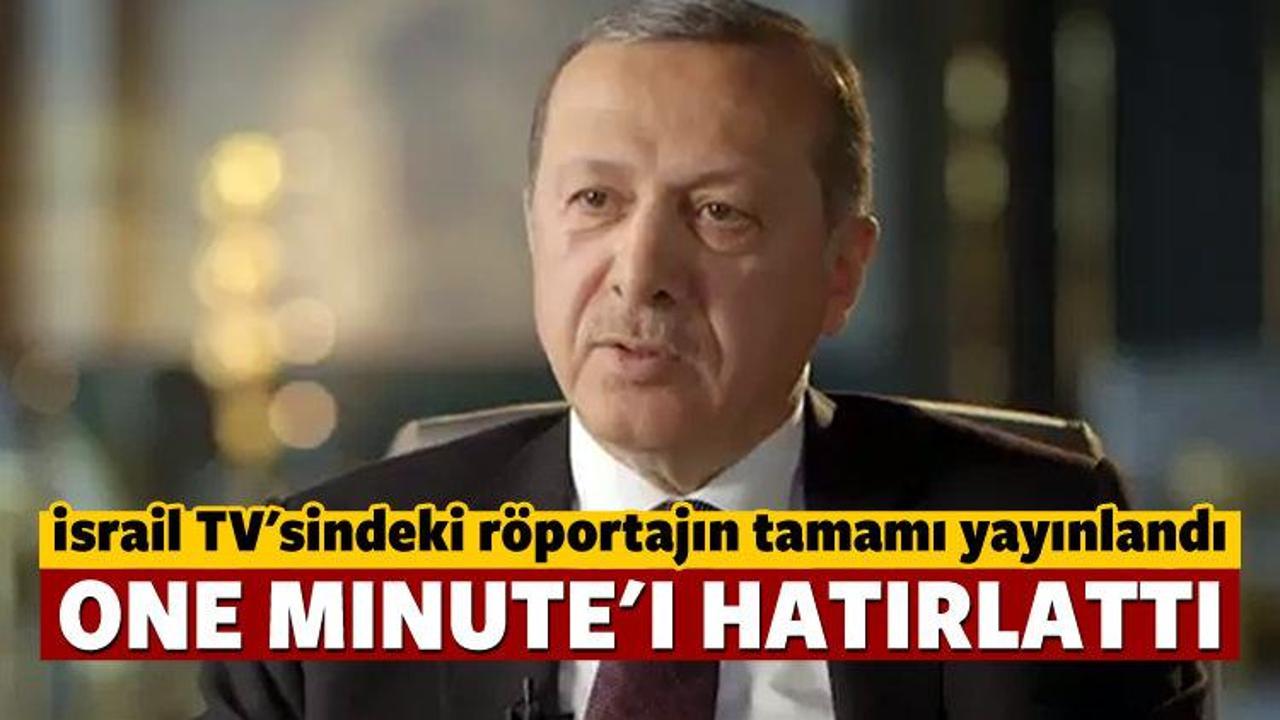 Erdoğan'ın Kanal 2 röportajı yayınlandı