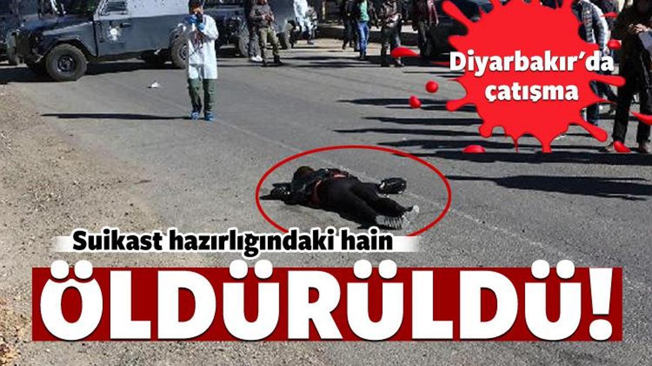 Suikast hazırlığındaki ter&ouml;rist &ouml;ld&uuml;r&uuml;ld&uuml;