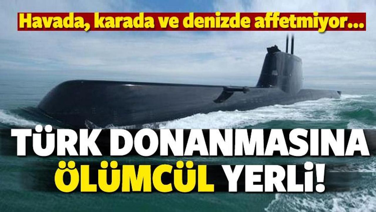 Türk donanmasına ölümcül yerli