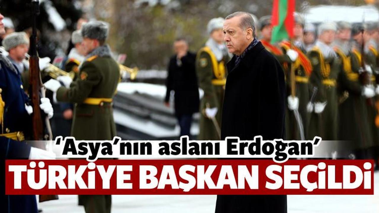 Asya'nın aslanı Erdoğan! Türkiye başkan seçildi