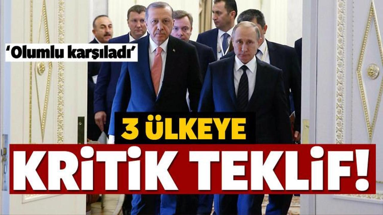 Erdoğan'dan 3 ülkeye kritik teklif