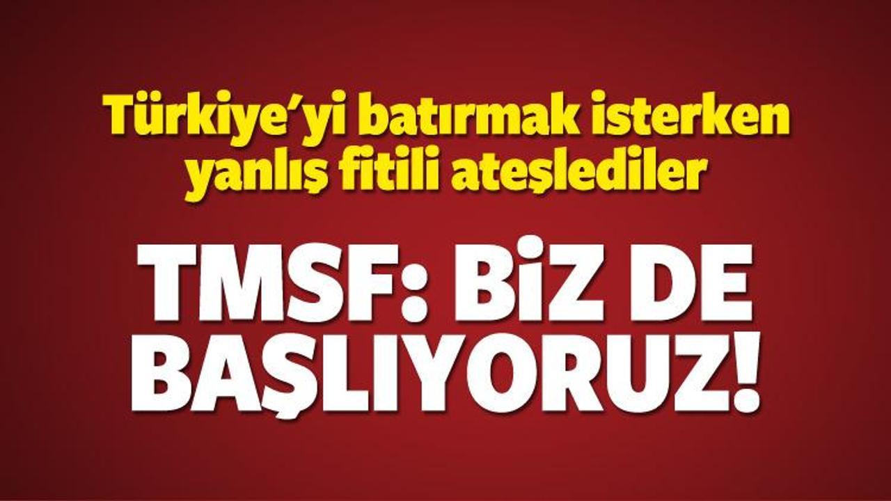 Erdoğan'ın çağrısı sonrası TMSF de harekete geçti