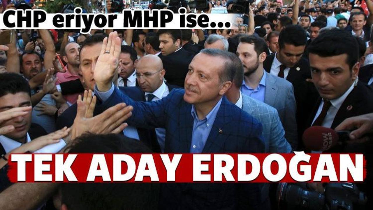 Seçmenin ilk adayı Erdoğan