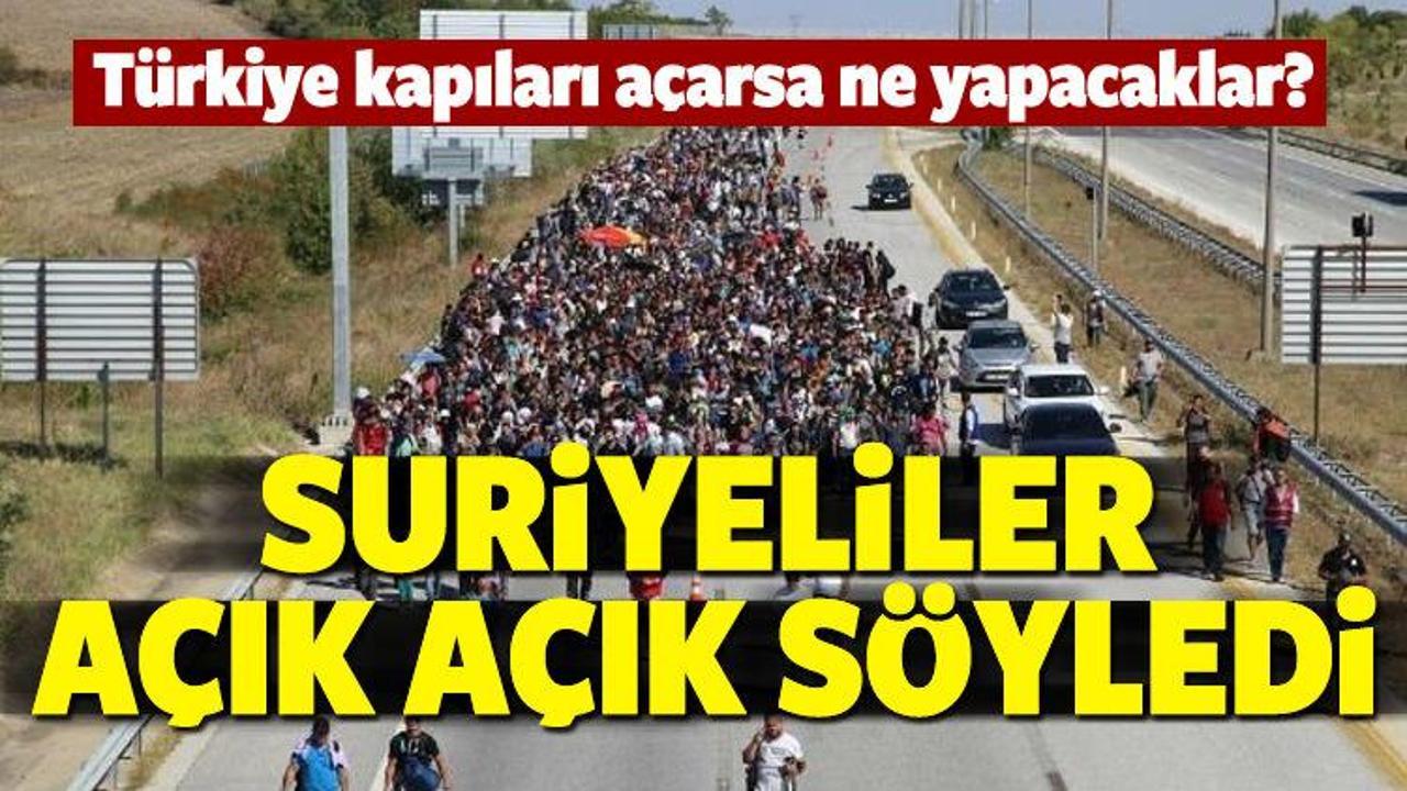 T&uuml;rkiye kapıları a&ccedil;arsa Suriyeliler ne yapacak?