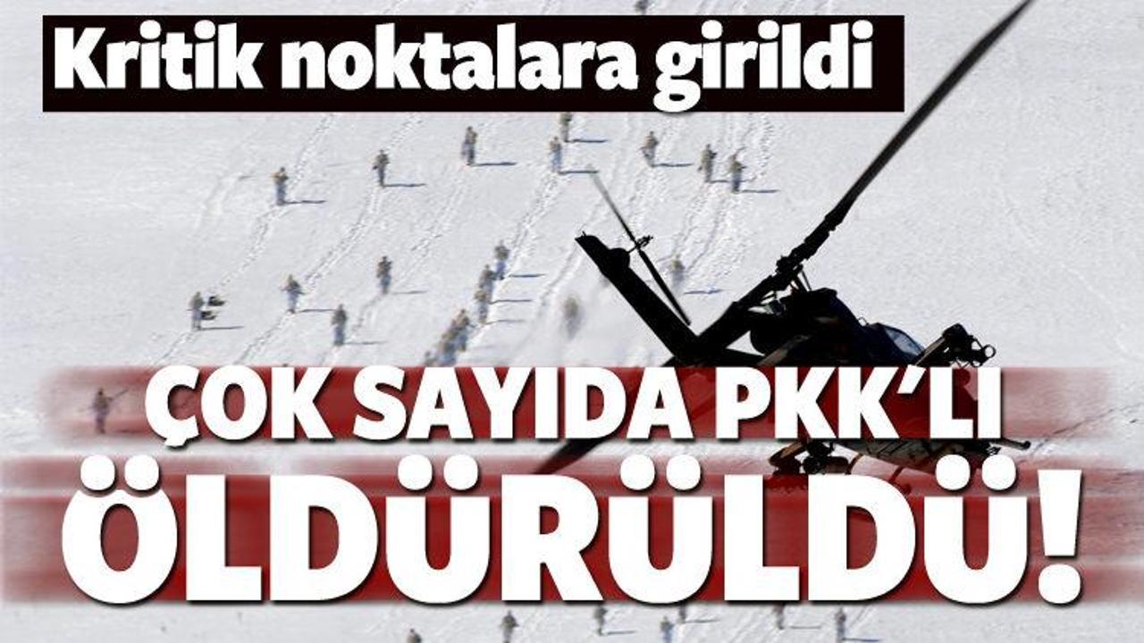 Kritik noktalara girildi! PKK'ya ağır darbe