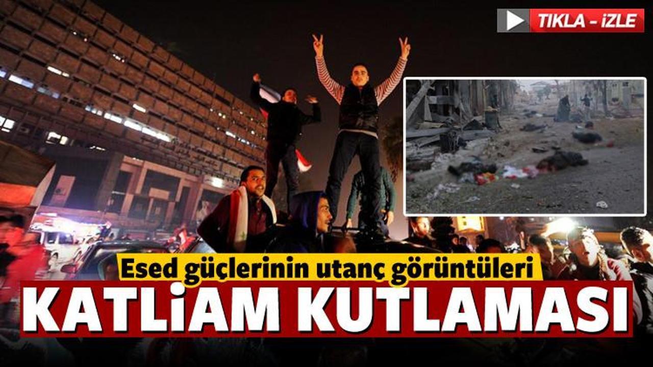 Esed yandaşları 'zafer' kutlaması yaptı