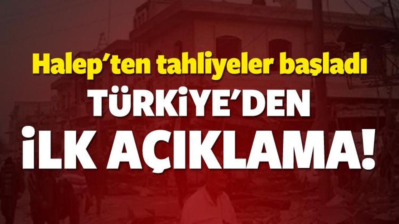 Halep'te tahliyeler başladı!