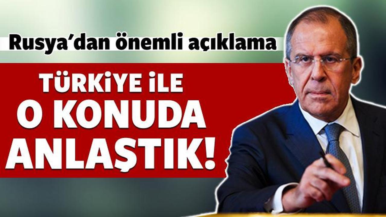 Rusya'dan a&ccedil;ıklama: T&uuml;rkiye ile o konuda anlaştık!